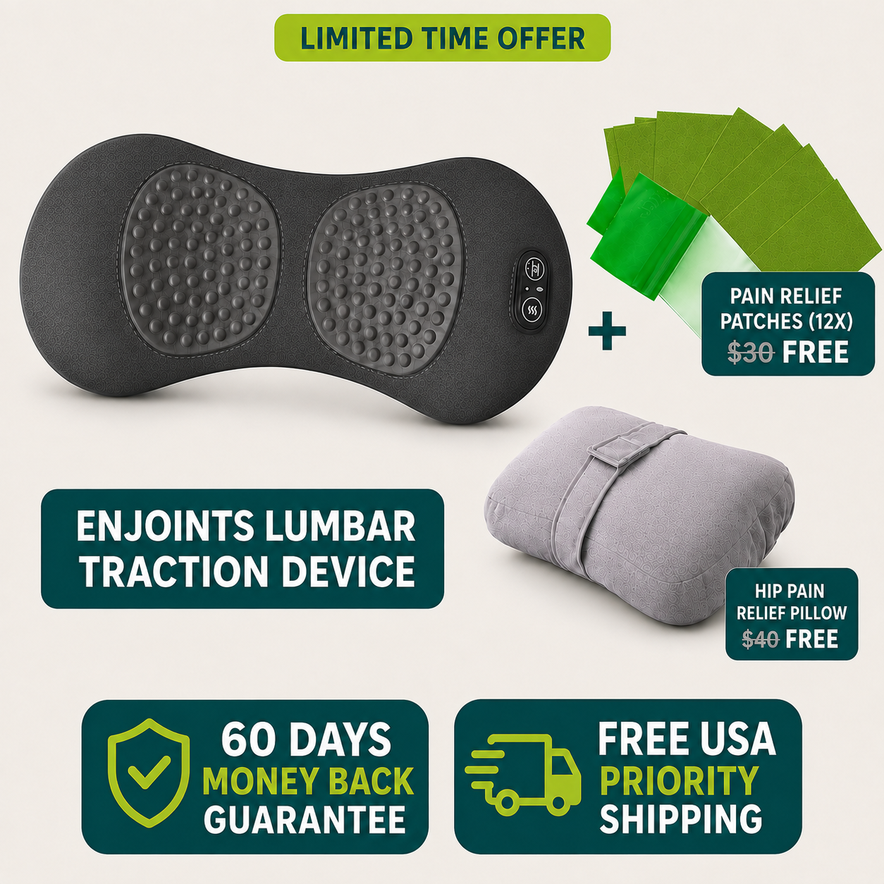 Enjoints Lumbar Traction Device